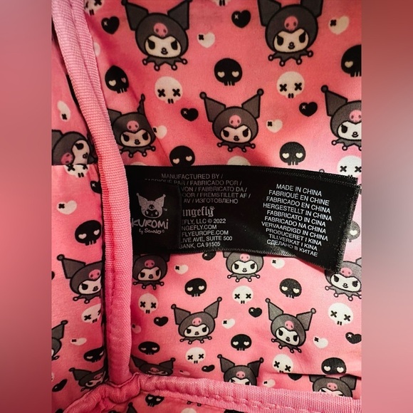 Loungefly Sanrio Glow In The Dark Kuromi and Baku Mini Backpack main image 6